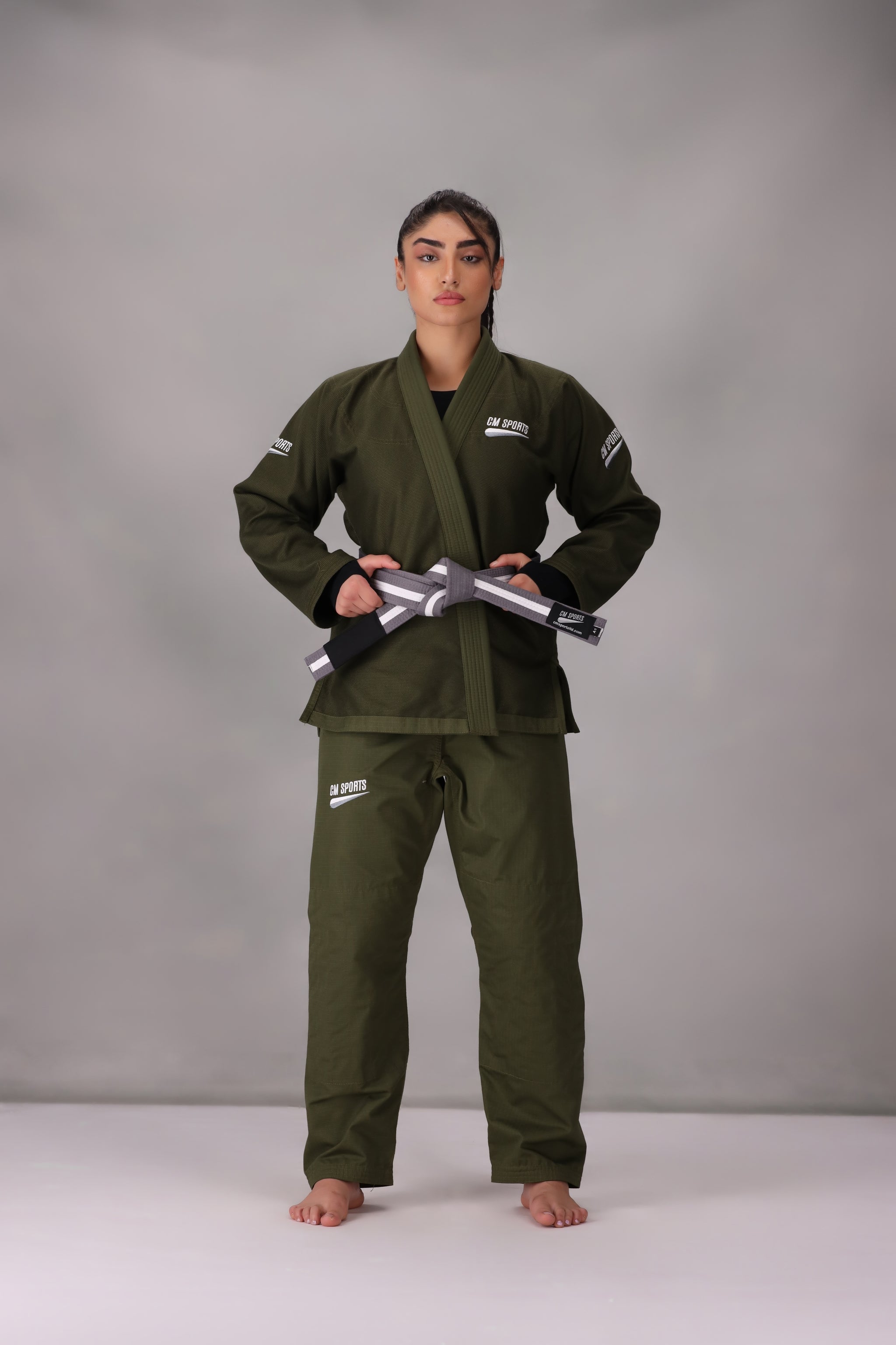 CM Premium Jiu Jitsu Gi- Olive Green