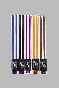 CM Stripe Belts-Yellow with Green Stripe