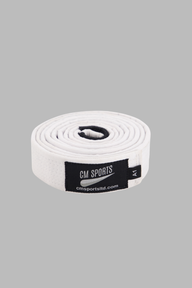 CM Premium BJJ Belts-White