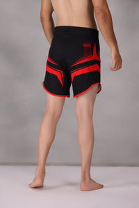 MMA Bloodline Shorts - Red/Black