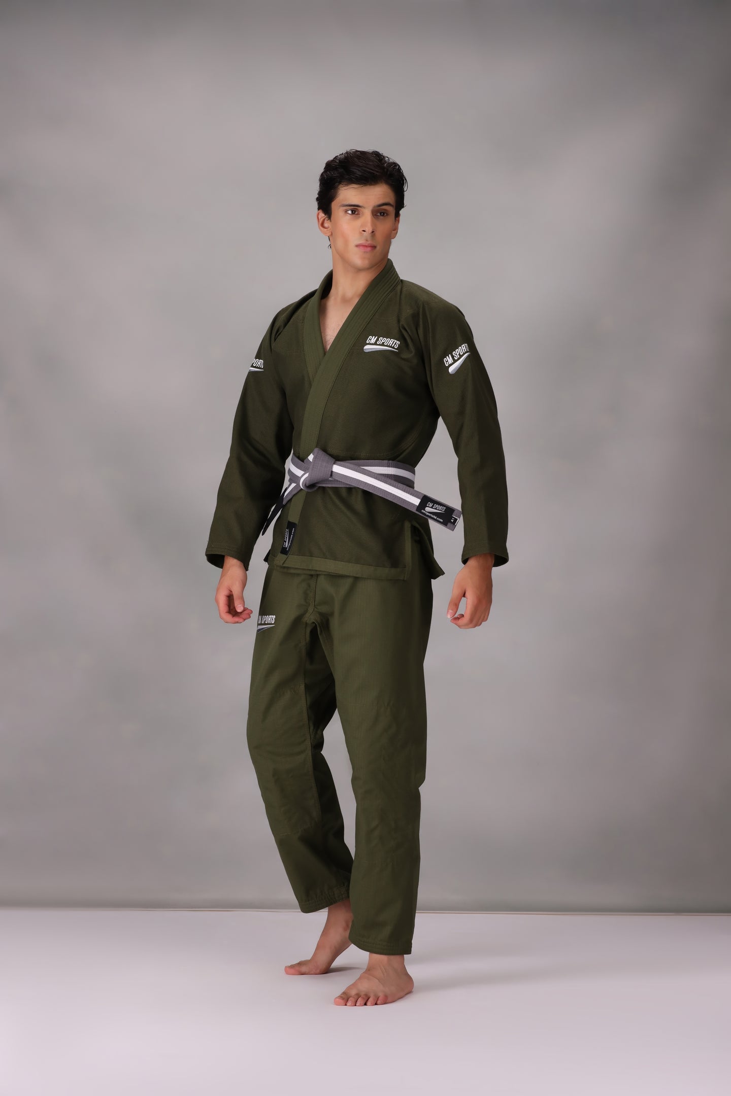 CM Premium Jiu Jitsu Gi- Olive Green