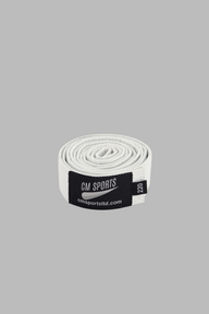 CM Plain Belts-White