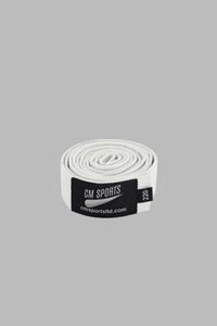 CM Plain Belts-White