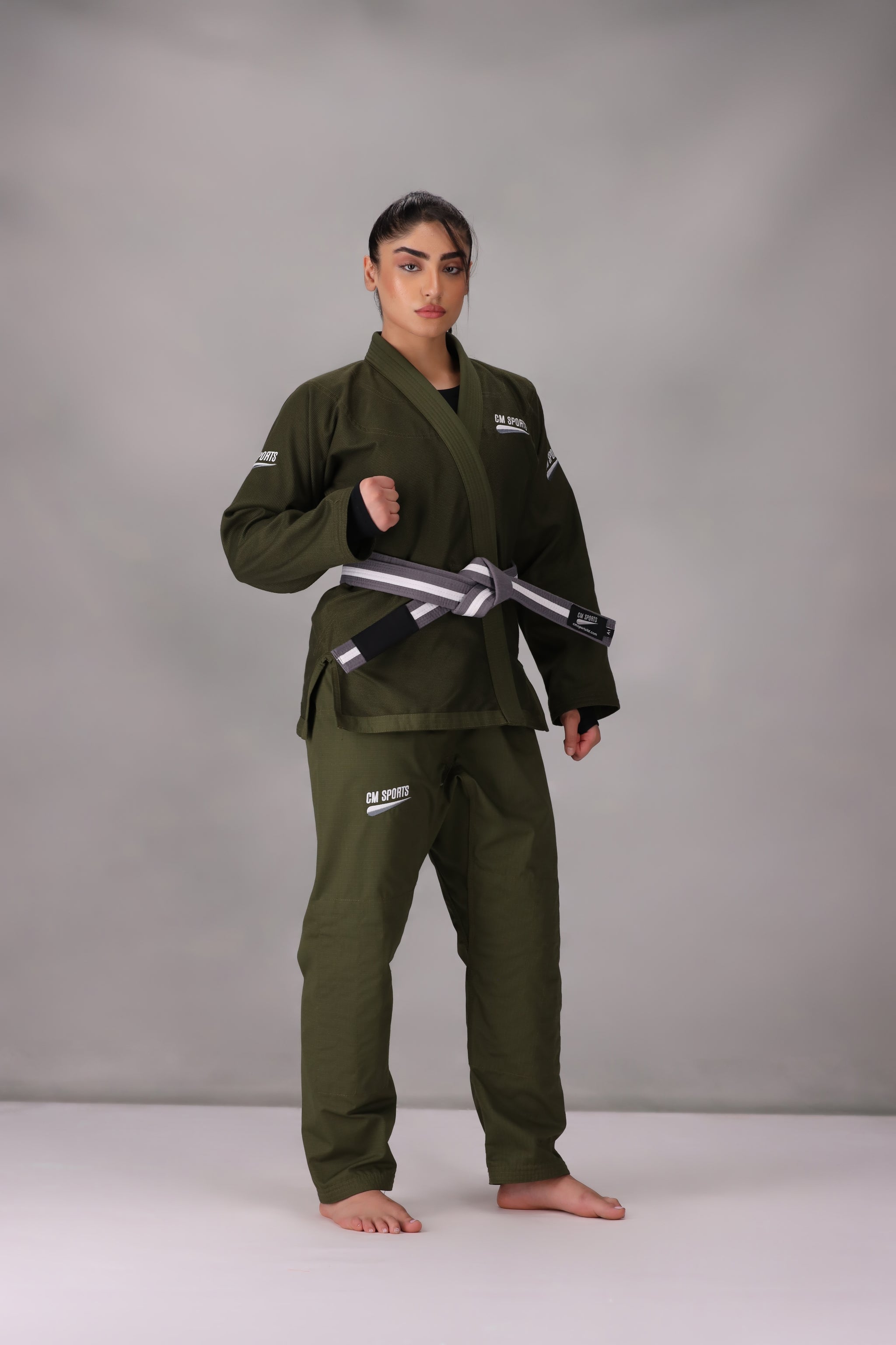 CM Premium Jiu Jitsu Gi- Olive Green