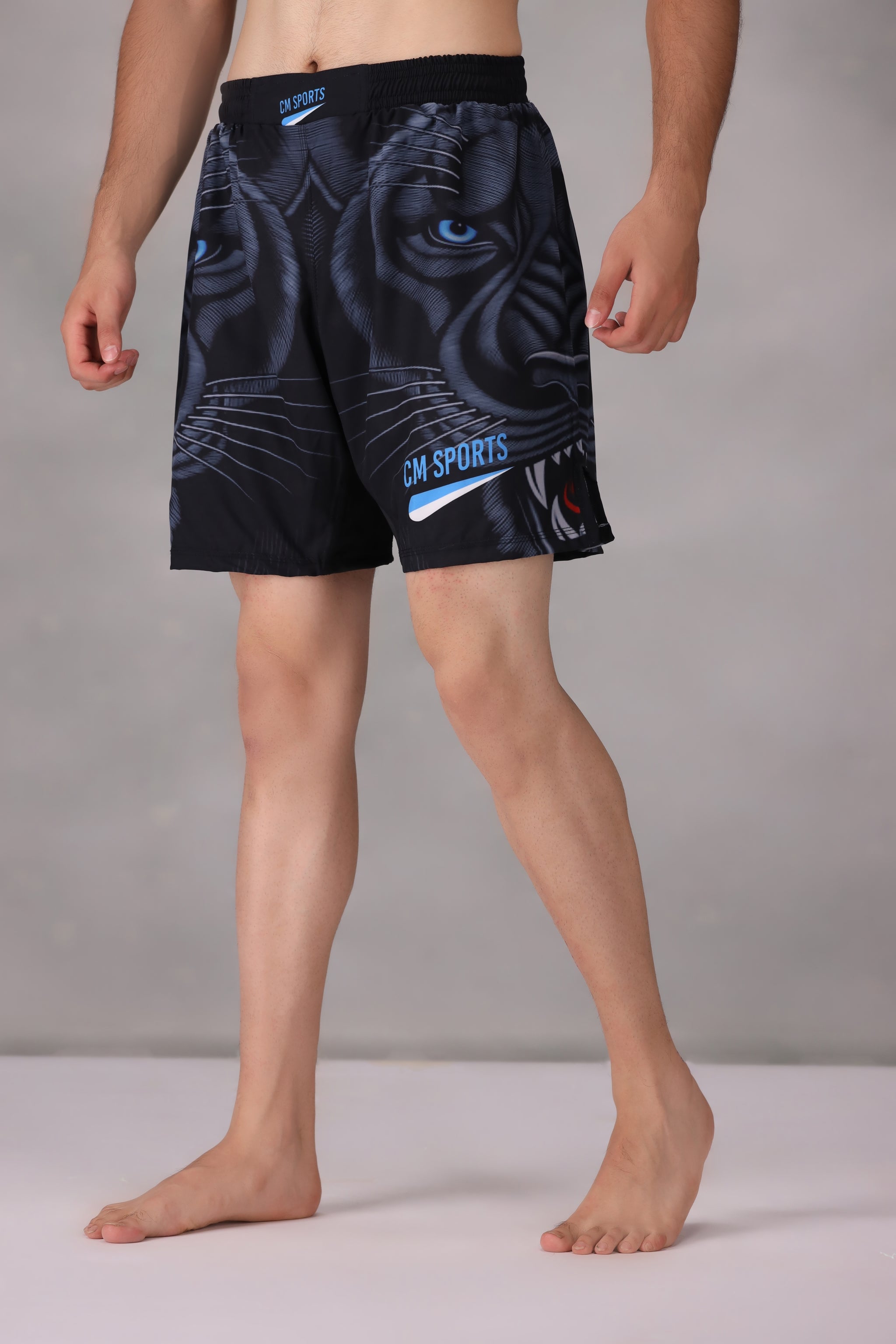 MMA Glacier Beast Shorts - Blue/Black