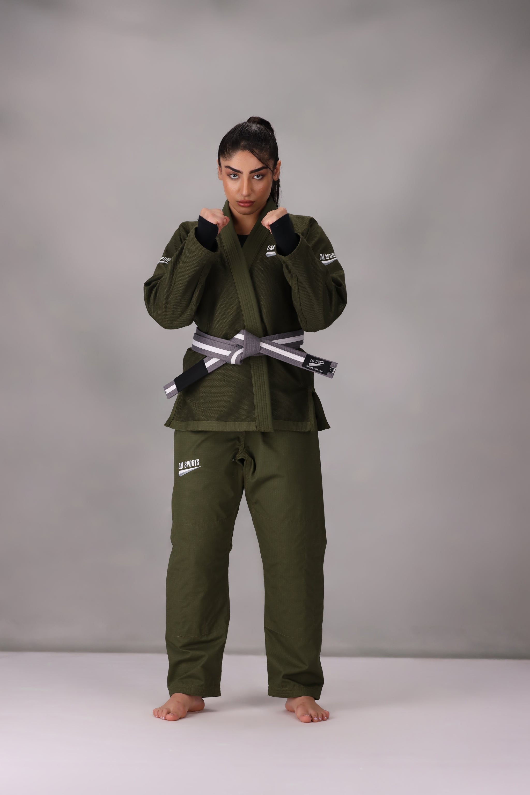 CM Premium Jiu Jitsu Gi- Olive Green