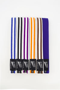 CM Stripe Belts-Yellow with Orange Stripe