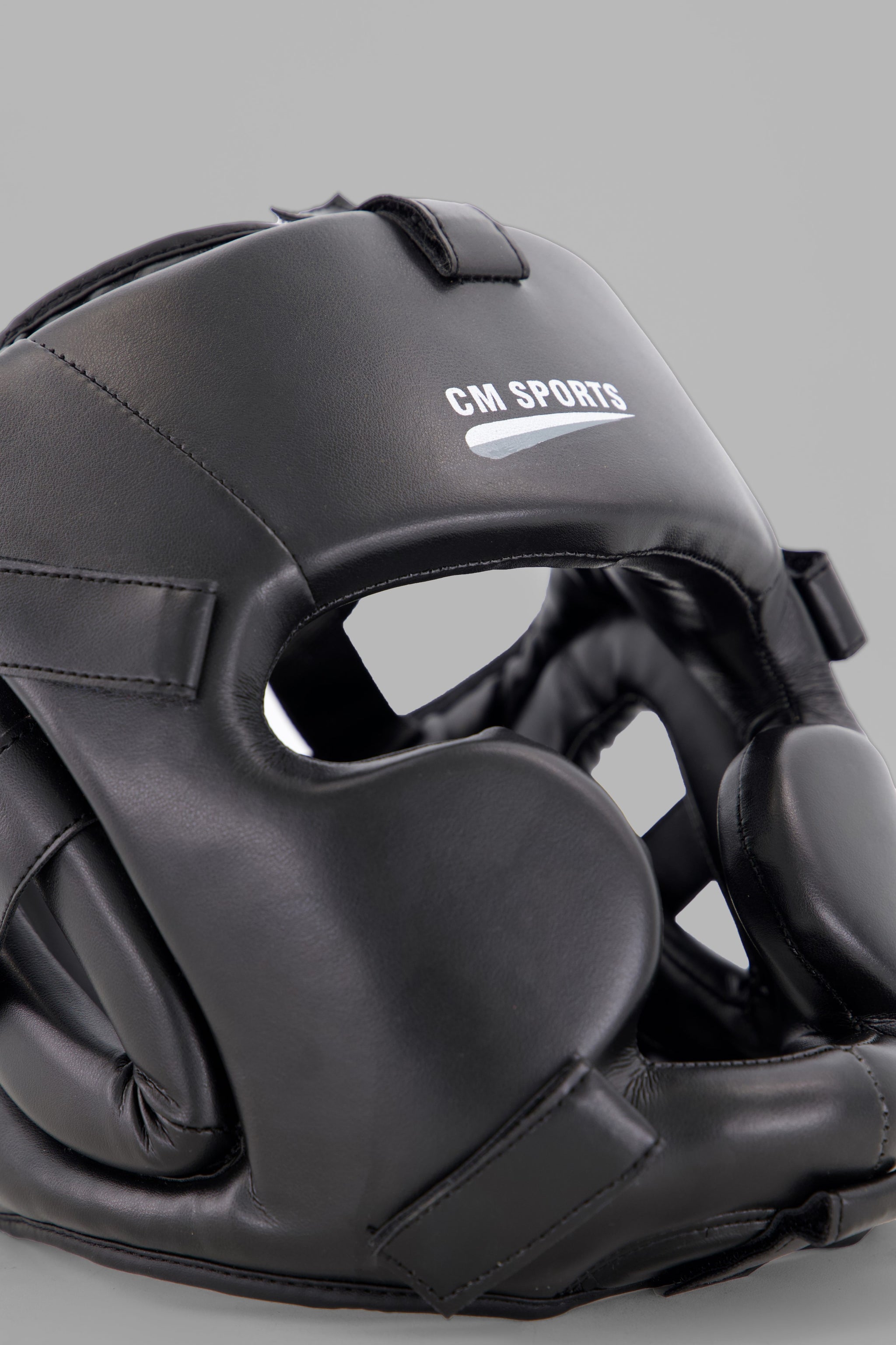 CM Full Face Boxing Headgear – Black