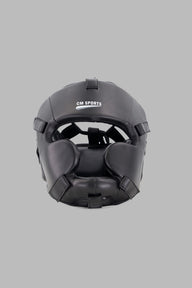 CM Full Face Boxing Headgear – Black