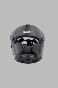 CM Full Face Boxing Headgear – Black