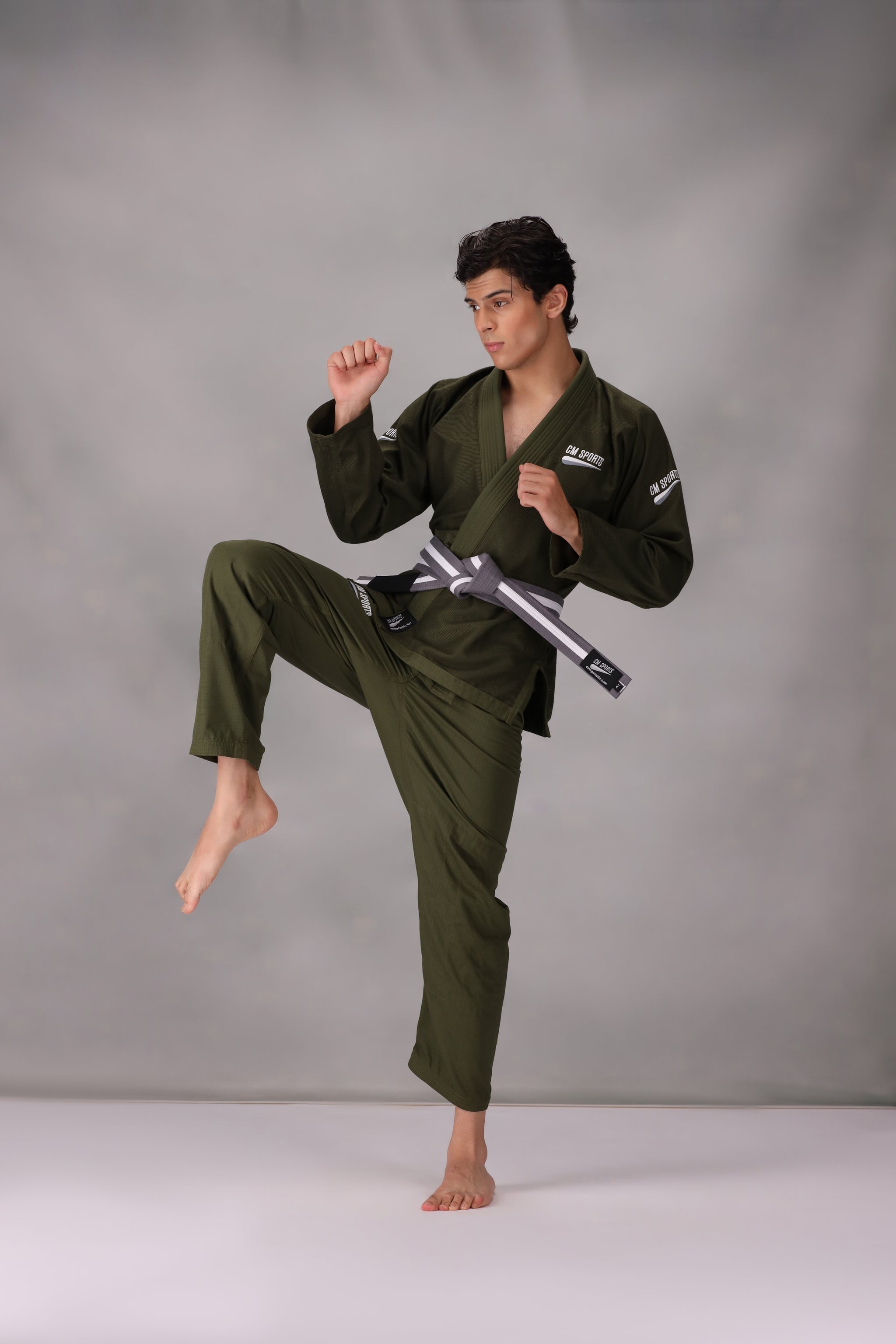 CM Premium Jiu Jitsu Gi- Olive Green