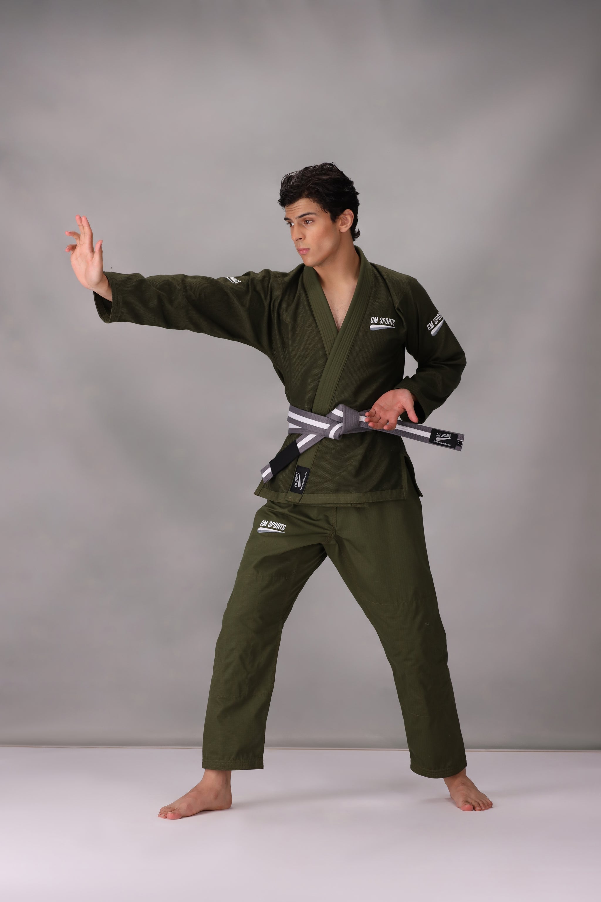 CM Premium Jiu Jitsu Gi- Olive Green