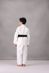 CM Young Ninja Jiu Jitsu Gi- White (With FREE Belt)