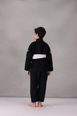 CM Young Ninja Jiu Jitsu Gi- Black (With FREE Belt)