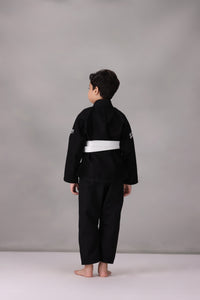 CM Young Ninja Jiu Jitsu Gi- Black (With FREE Belt)