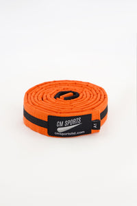 CM Stripe Belts-Red with Black Stripe