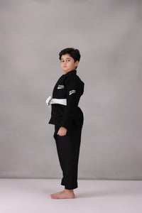 CM Young Ninja Jiu Jitsu Gi- Black (With FREE Belt)